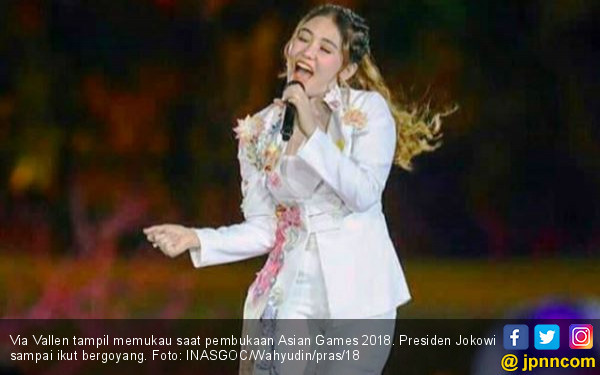 Intip Ritual Via Vallen Sebelum Konser Pembukaan Asian Games - JPNN.COM