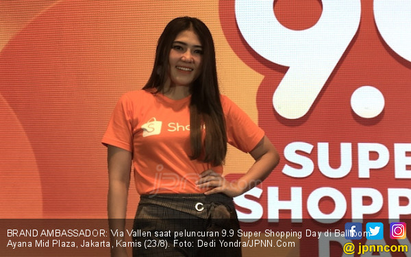 Via Vallen Jadi Brand Ambassador Perusahaan e-Commerce - JPNN.COM