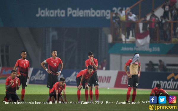 Foto : Tim sepak bola UEA singkirkan Indonesia dari Asian ...