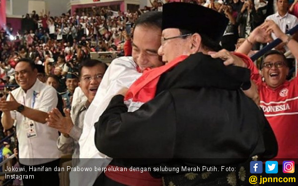 Prabowo dan Jokowi Berpelukan Lagi, Fadli Zon Ikut Happy - JPNN.COM