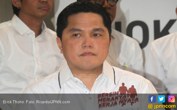 Ini Kerja Pertama Erick Thohir sebagai Ketua TKN Jokowi - JPNN.COM