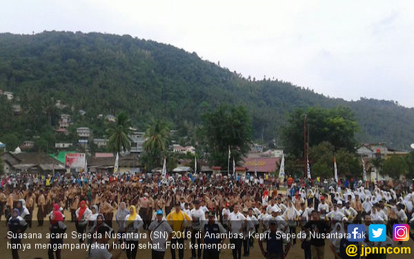 Memupuk Tali Silaturahmi Lewat Sepeda Nusantara di Anambas - JPNN.COM