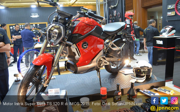 TDR Pamerkan Motor  Listrik  Bergaya Tracker di  IMOS 2019  