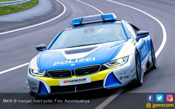  BMW  i8  Mendapat Tugas Sebagai Mobil  Polisi Otomotif JPNN com