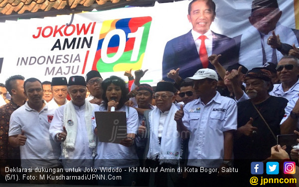 Dukung Jokowi Ma Ruf Agar Menang Di Bogor Tanpa Isu Sara Jpnn Com