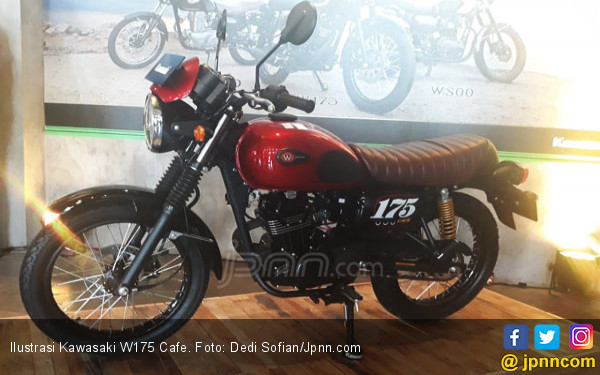 Sebegini Biaya Ubah Kawasaki W175 Retro Gergaya Cafe Racer 