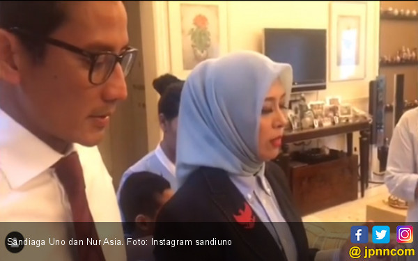 Istri Sandiaga Uno Pimpin Doa Sebelum ke Bidakara 