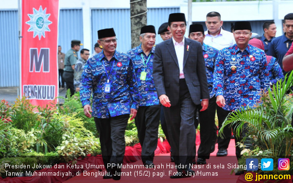 Jokowi: Terima Kasih, Muhammadiyah - Politik JPNN.com