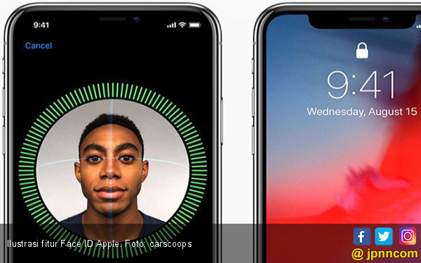 Apple Dapat Hak Paten Sistem Face ID untuk Buka Pintu Mobil - JPNN.COM