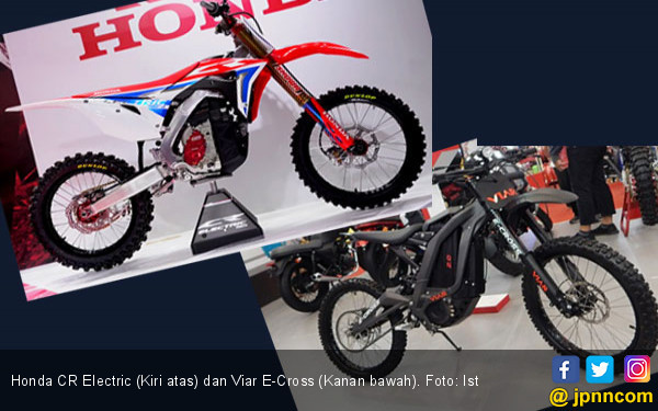  Motor  Trail Listrik  Honda Ditunggu Viar  E  Cross  di 