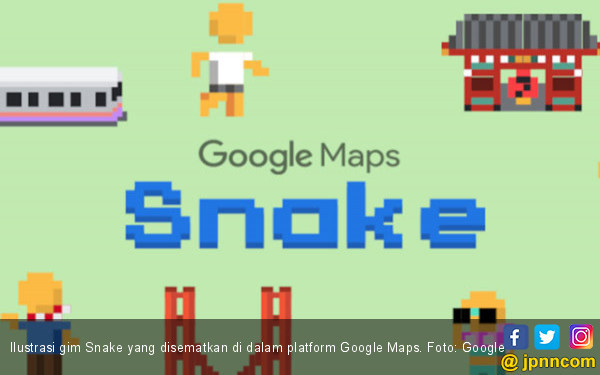 Google Maps Ajak Bernostalgia Melalui Gim Snake - JPNN.COM