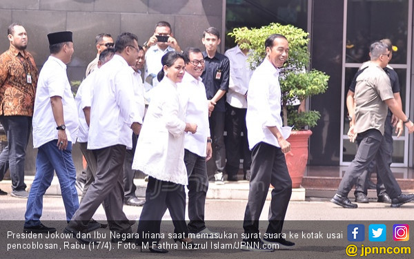 Quick Count Pilpres 2019 Jokowi Ma ruf Paling 