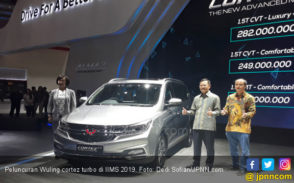 Melantai di IIMS 2019 Cek Harga Wuling  Cortez CT dan 