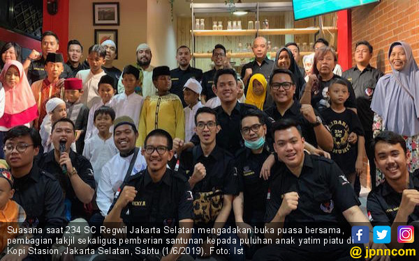 234 SC Regwil Jakarta  Selatan  Santuni Anak  Yatim Piatu 