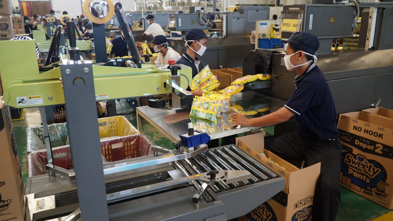 Pabrik Softex Indonesia di Sidoarjo Dilengkapi 7 Mesin  