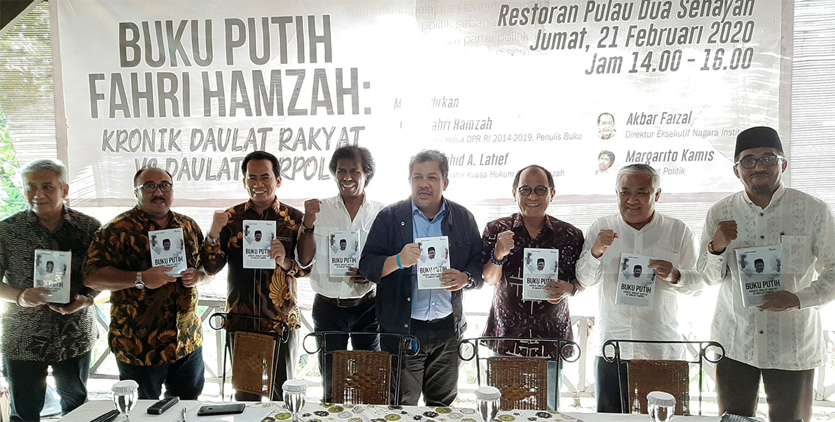 Fahri Hamzah Keluarkan Buku Putih Nasional JPNN com