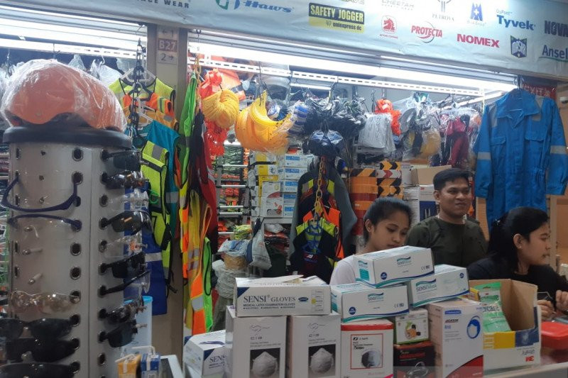 Warga Depok Positif Corona  Pedagang Masker  di Jakarta 