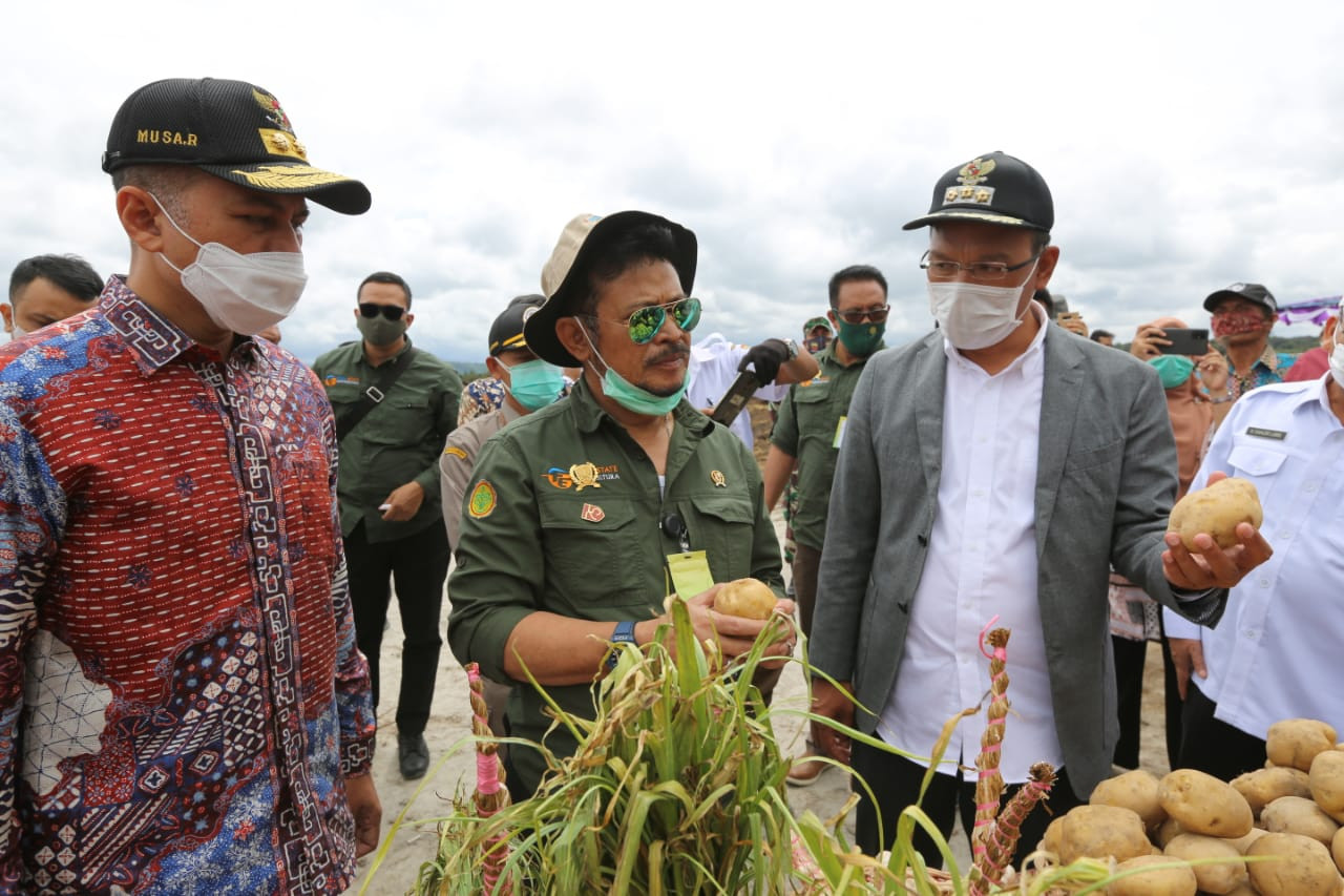 Mentan SYL Cek Kawasan Food Estate Humbang Hasundutan ...