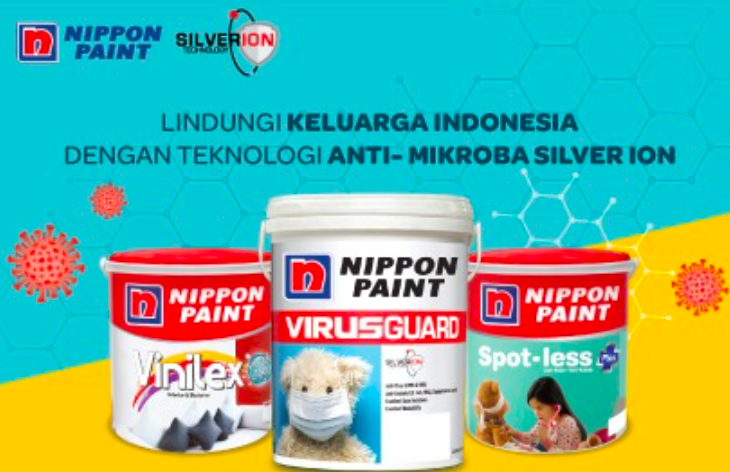  Nippon  Paint  Kembangkan Cat Berteknologi Anti Virus 