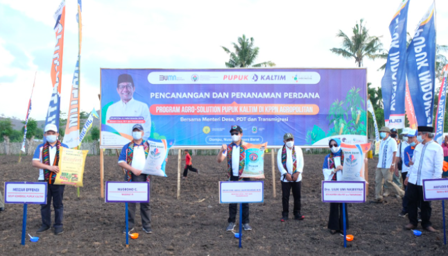  Pupuk Kaltim Gagas Program Agro Solution di Dompu NTB 