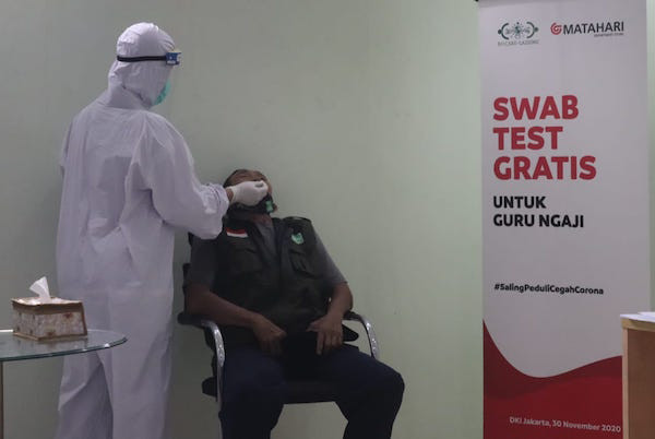 Nu Care Dan Matahari Gelar Swab Gratis Untuk Guru Ngaji Jpnn Com