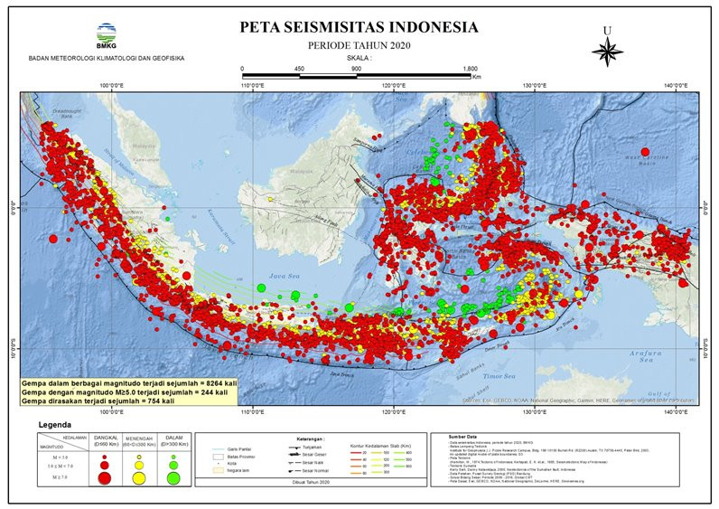 Bmkg Mencatat 8 264 Kali Gempa Masyarakat Diminta Tetap Waspada Jpnn Com