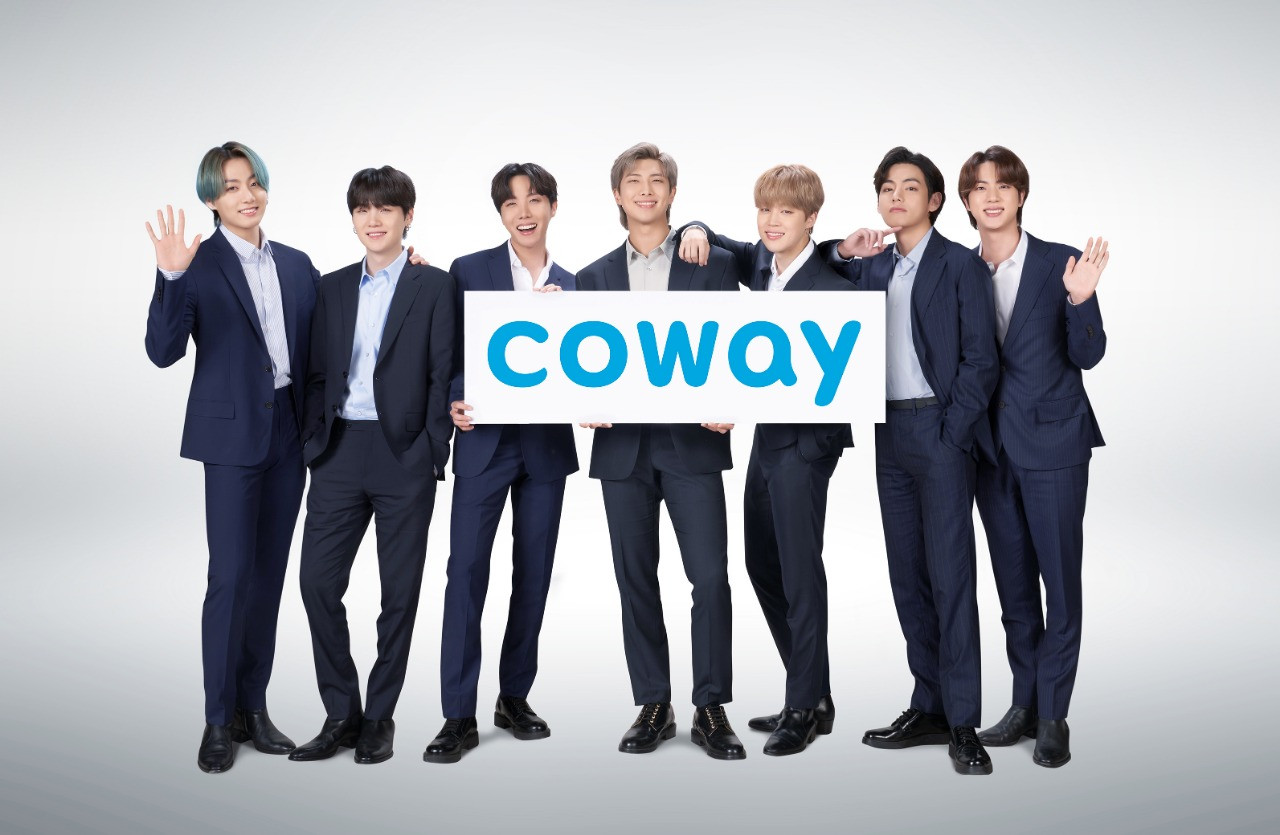 BTS Resmi Jadi Brand Ambassador Coway