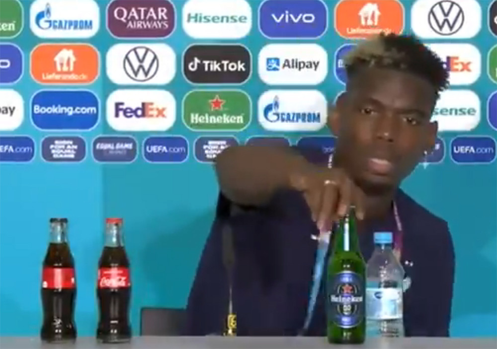 Paul Pogba Singkirkan Botol Minuman Beralkohol di Meja ...