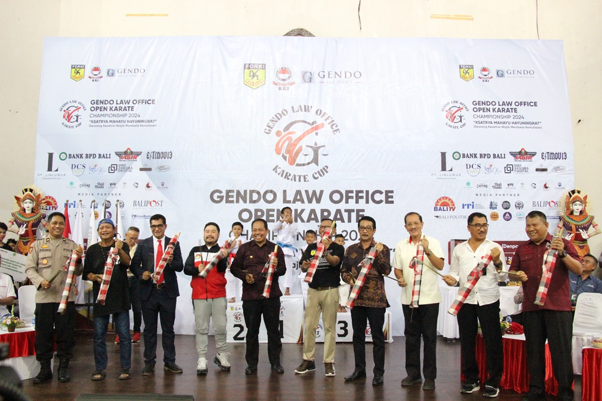 Kemenkumham Bali Ikut Menghadiri Gendo Law Office Open Karate Championship 2024 - JPNN.com Bali