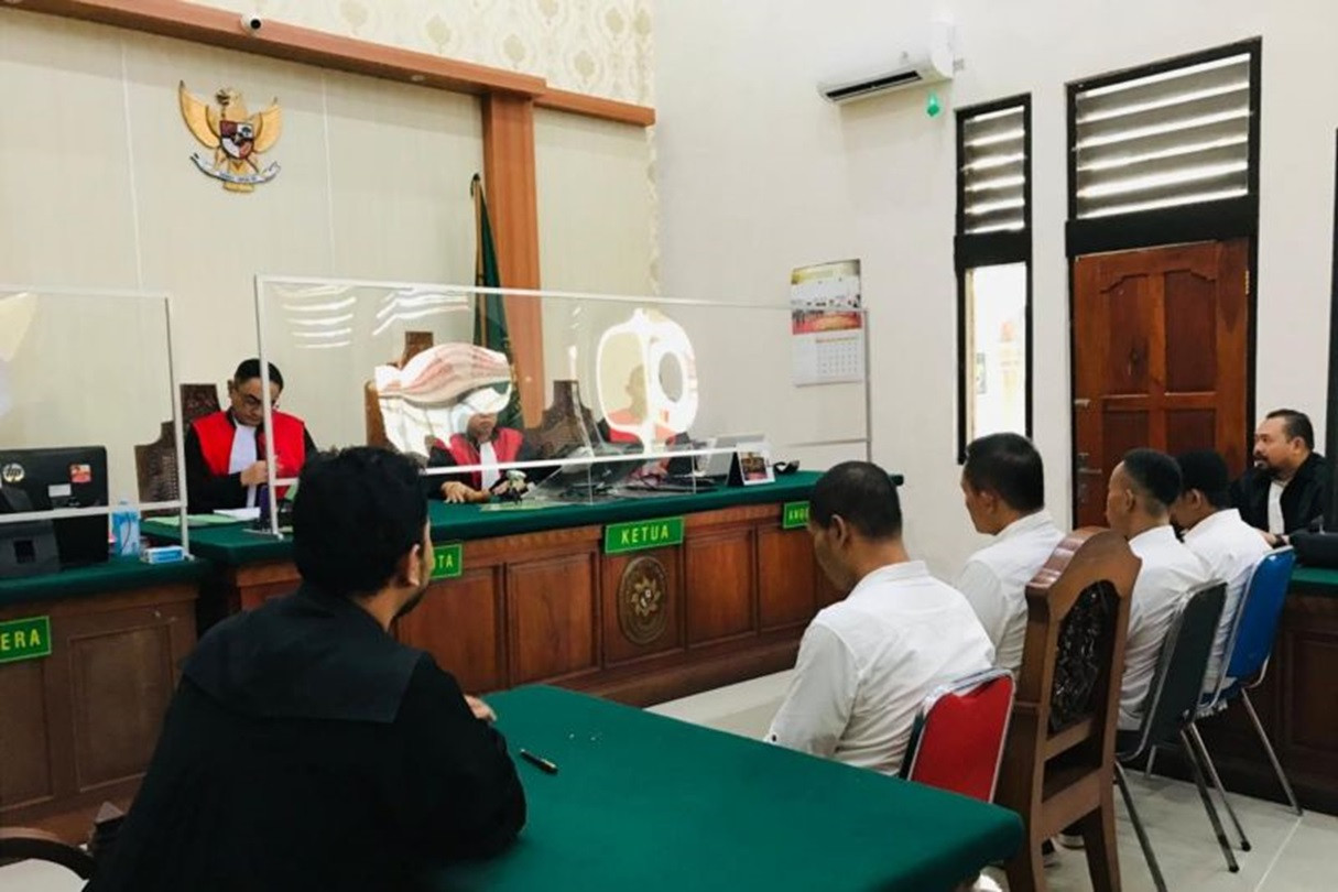 Karma Berjalan, 4 Aktor Penyerangan Kantor Satpol PP Denpasar Diganjar 2 Tahun Penjara - JPNN.com Bali