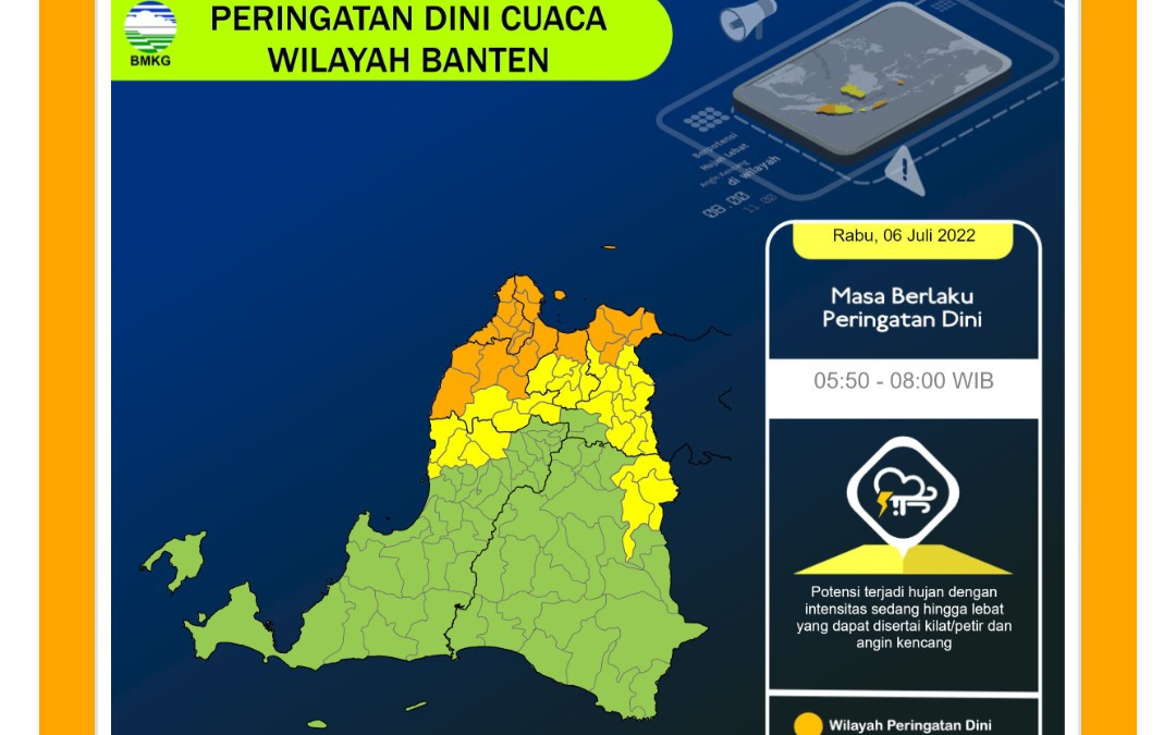 Selamat Siang Warga Banten, BMKG Keluarkan Peringatan Dini - JPNN.com Banten
