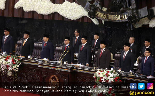 Pidato Kritis Zulkifli Hasan Sentil Jokowi Di Sidang Mpr Jpnn Com