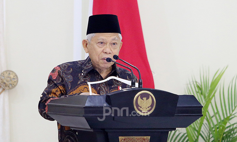 Wapres Ma'ruf Amin Inginkan Indonesia Jadi Pusat Pengembangan Ekonomi dan Keuangan Syariah Dunia - JPNN.com Jabar