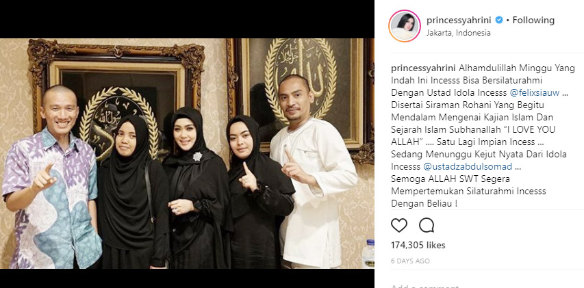 Syahrini Ngebet Bertemu Ustaz Abdul Somad, Ini Buktinya...