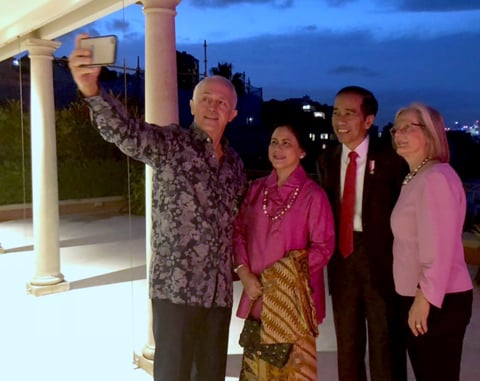 Pak Jokowi dan PM Turnbull Sempat Bahas soal Anak dan Cucu