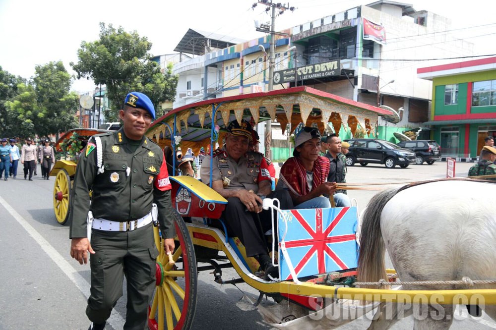 Arak-arakan Presiden Bakal Diiringi Sado Berastagi