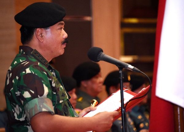 Panglima Pimpin Sertijab Kapuspen TNI