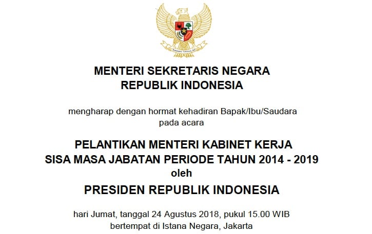 Idrus Marham Mundur, Jokowi Tunjuk Agus Gumiwang Jadi Mensos