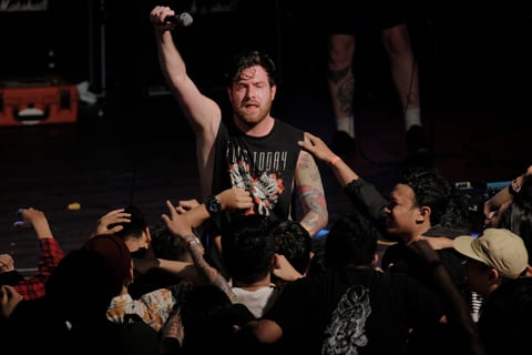 Konser di Jakarta, Counterparts Suguhkan Aksi Luar Biasa