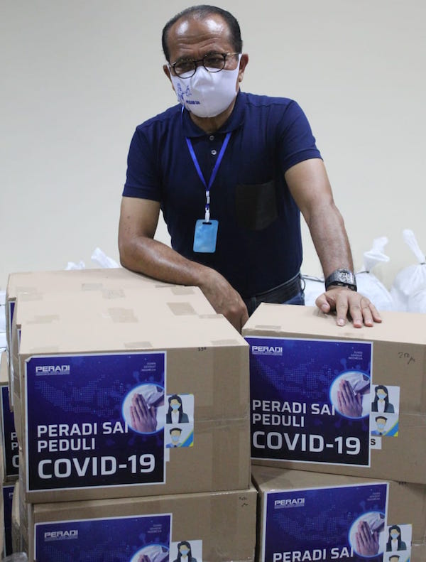PERADI Bergotong Royong Kumpulkan Donasi dan APD untuk Tenaga Medis