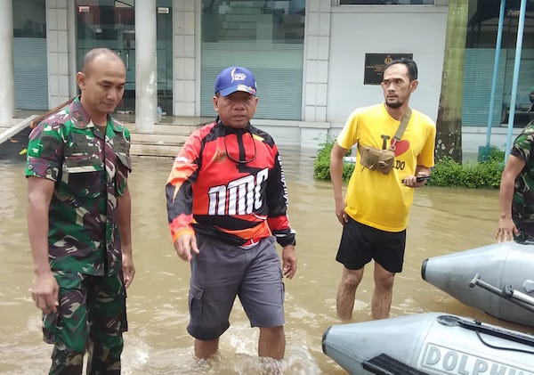 Pesan Penting Brigjen Marinir Hermanto Kepada Tim Satgas Banjir Lantamal III