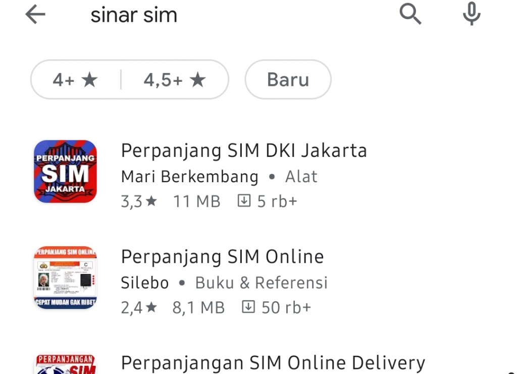 Hati-Hati, Jangan Salah Unduh Aplikasi SIM Online, Bukan SINAR, Tetapi Ini..