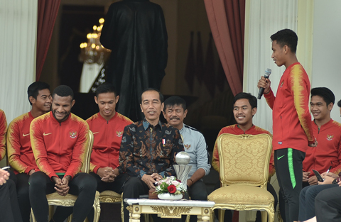 Pemain Timnas U-22, Menteri Hingga Jokowi Tertawa Mendengar Keinginan Osvaldo Haay