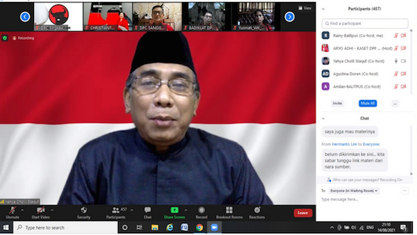 Jelang HUT ke-76 RI, PDIP Gelar Webinar Indonesia 2045