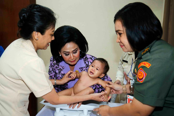 HUT ke-47, Korpri TNI Periksa 102 Anak &amp; Penyuluhan Stunting