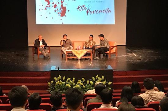 Hadiri Diskusi Pancasila, Bang Ara Puji Umat Islam Indonesia