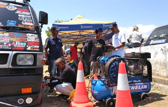 Michelin Safety on The Road Sasar Pasar di Madura