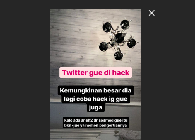 Kakak Adhisty Zara Bicara soal Akun Instagram yang Kena Hack