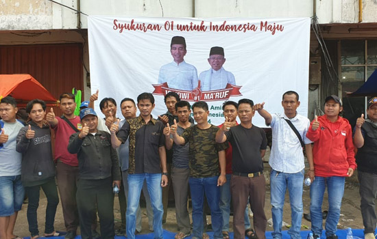 Sukacita Pedagang Pasar Induk Cibitung Rayakan Keunggulan Jokowi - KH Ma&#039;ruf Amin