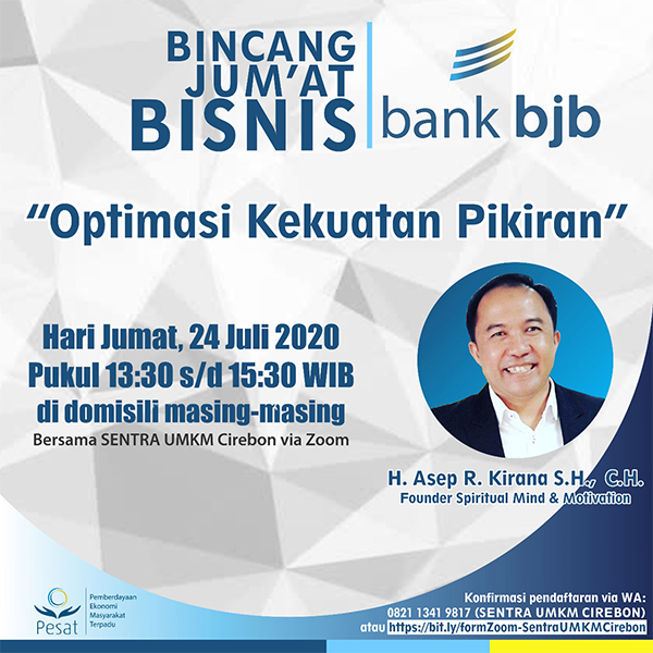 Bank BJB Gelar Pelatihan UMKM Online, Ayo Mendaftar, Gratis!